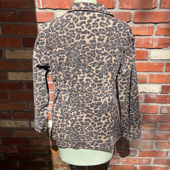 NWT POL Burst of Beauty Leopard Jacket Small - Picture 7 of 8
